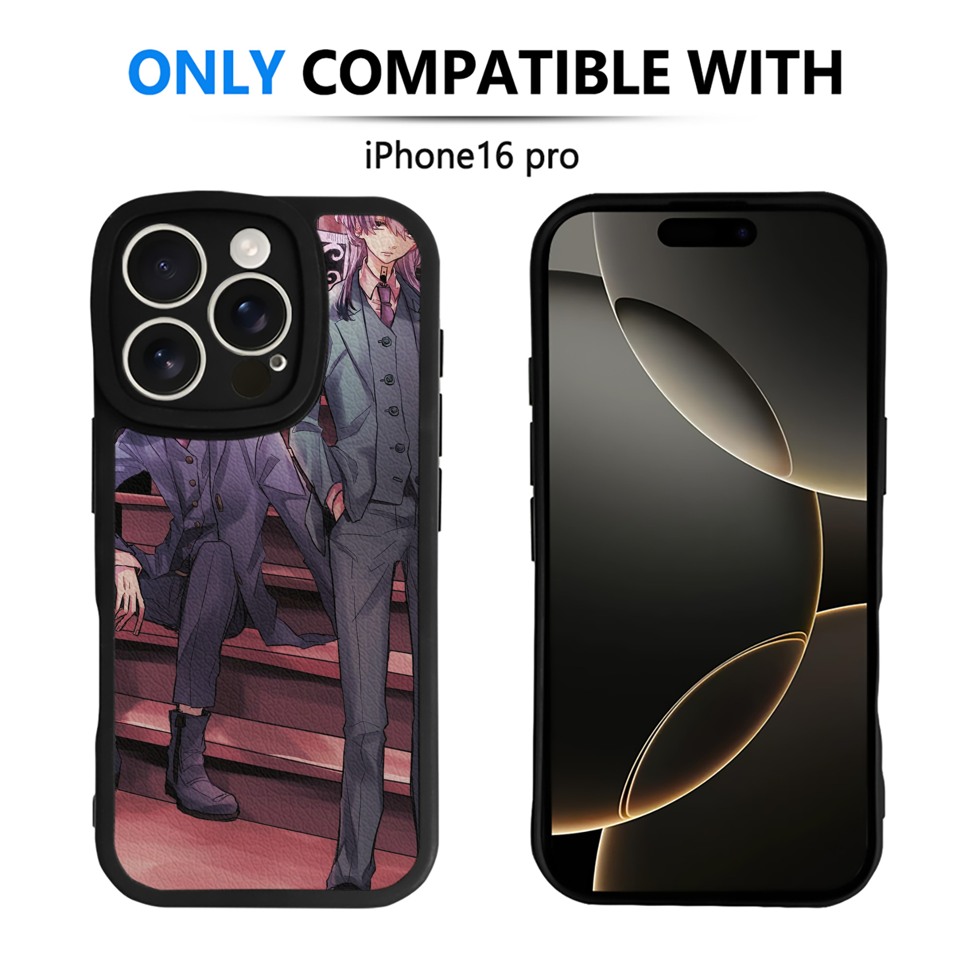（画像用） 東京リベンジャーズ Tokyo Revengers 【iPhone 16シリーズ対応】シリコンスマホケース（レザー調） 材質：シリコン